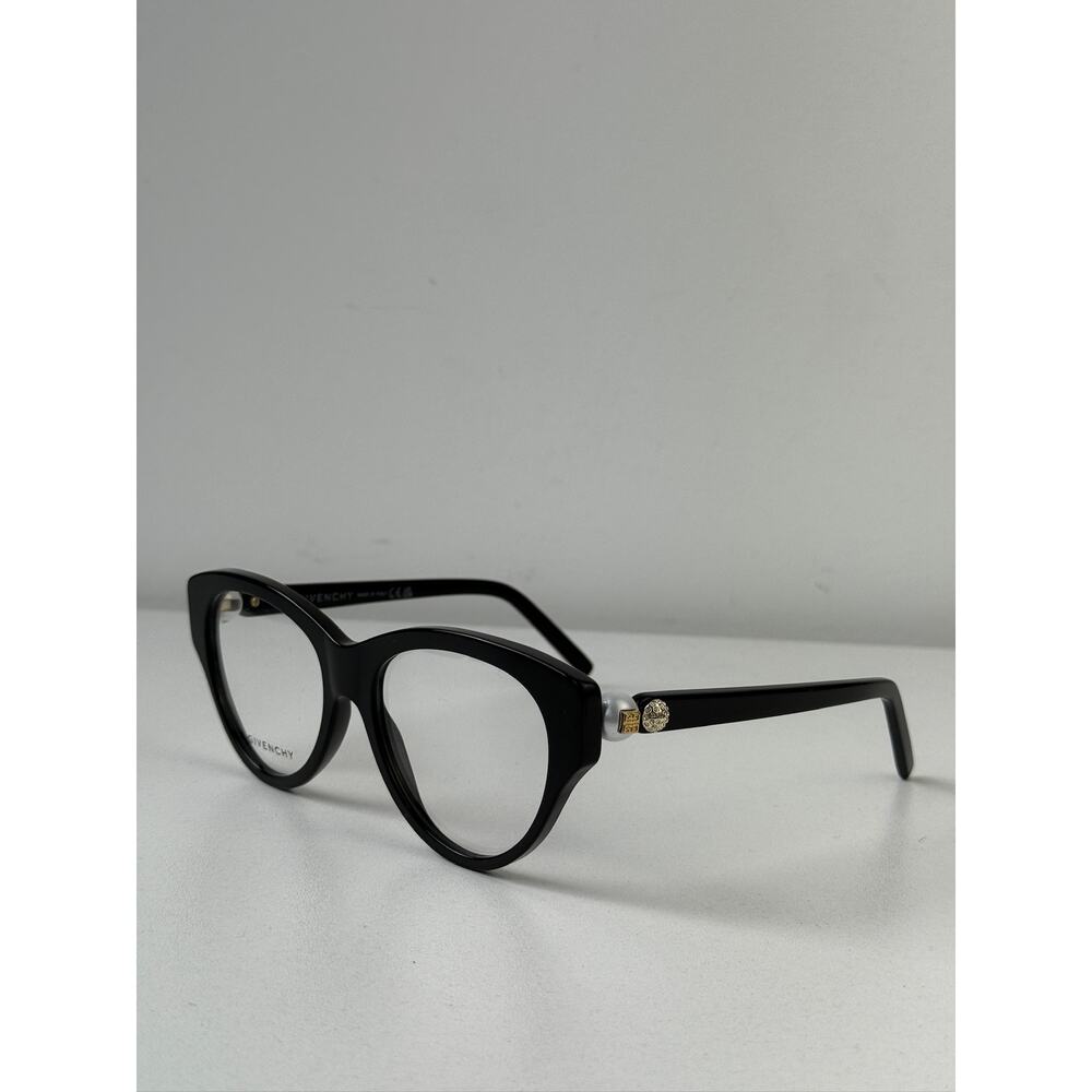 NEW Givenchy GV50048I Cat Eye Pearl Black Crystal Frames - Picture 8 of 10